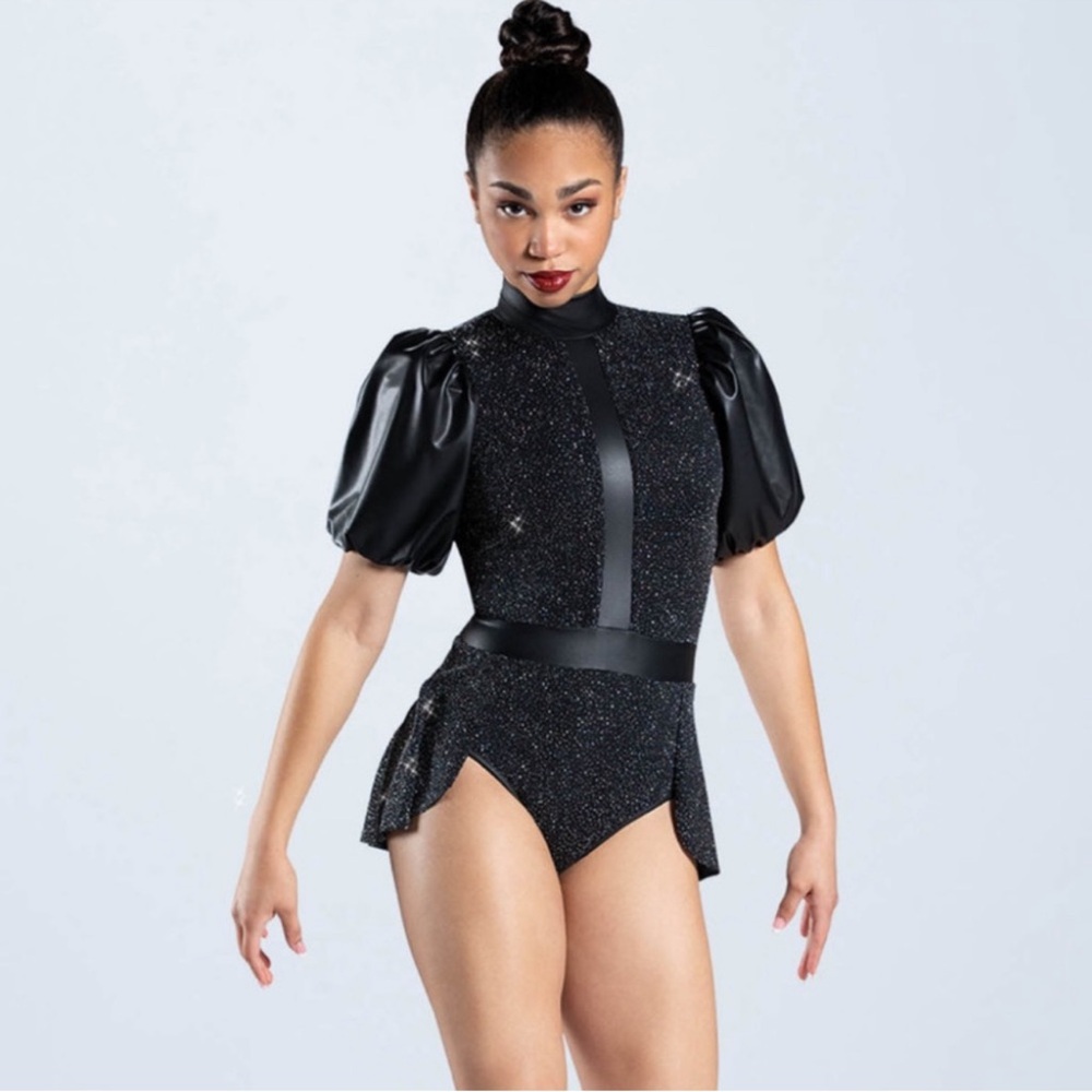 Weissman Elite Control Dance Competition Costume Size Adult XS Rhinestoned